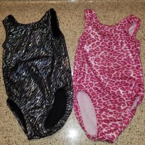 2 Melody childs xsmall (size 2/3 toddler) leotards